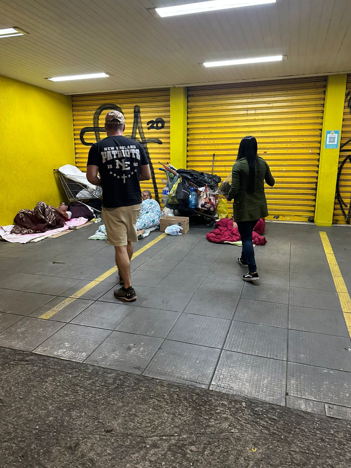 Distribuição organizada da Missão Rua